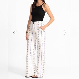 Johnny Was THE WIDE LEG TROUSER NWT Size 27